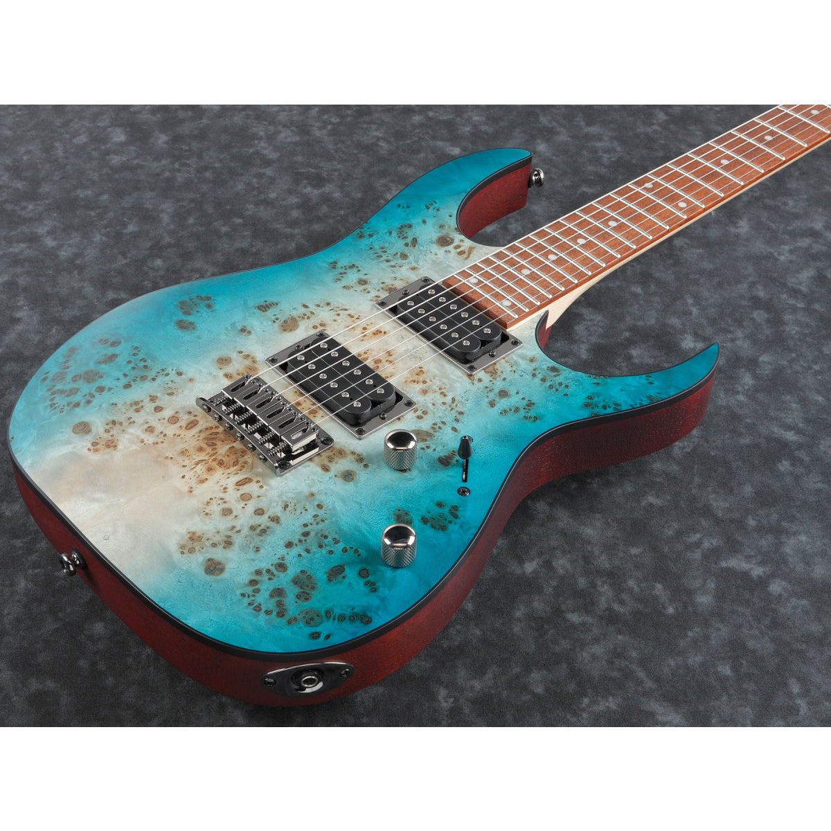 Đàn Guitar Điện Ibanez RG421PB, HH, Caribbean Shoreline Flat