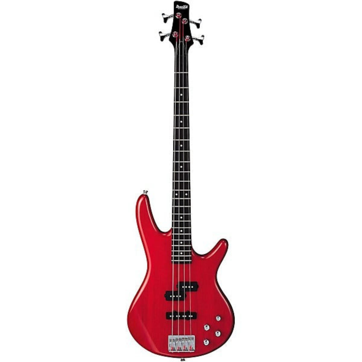 Đàn Guitar Bass Ibanez SR GIO, Ibanez GSR200, Transparent Red