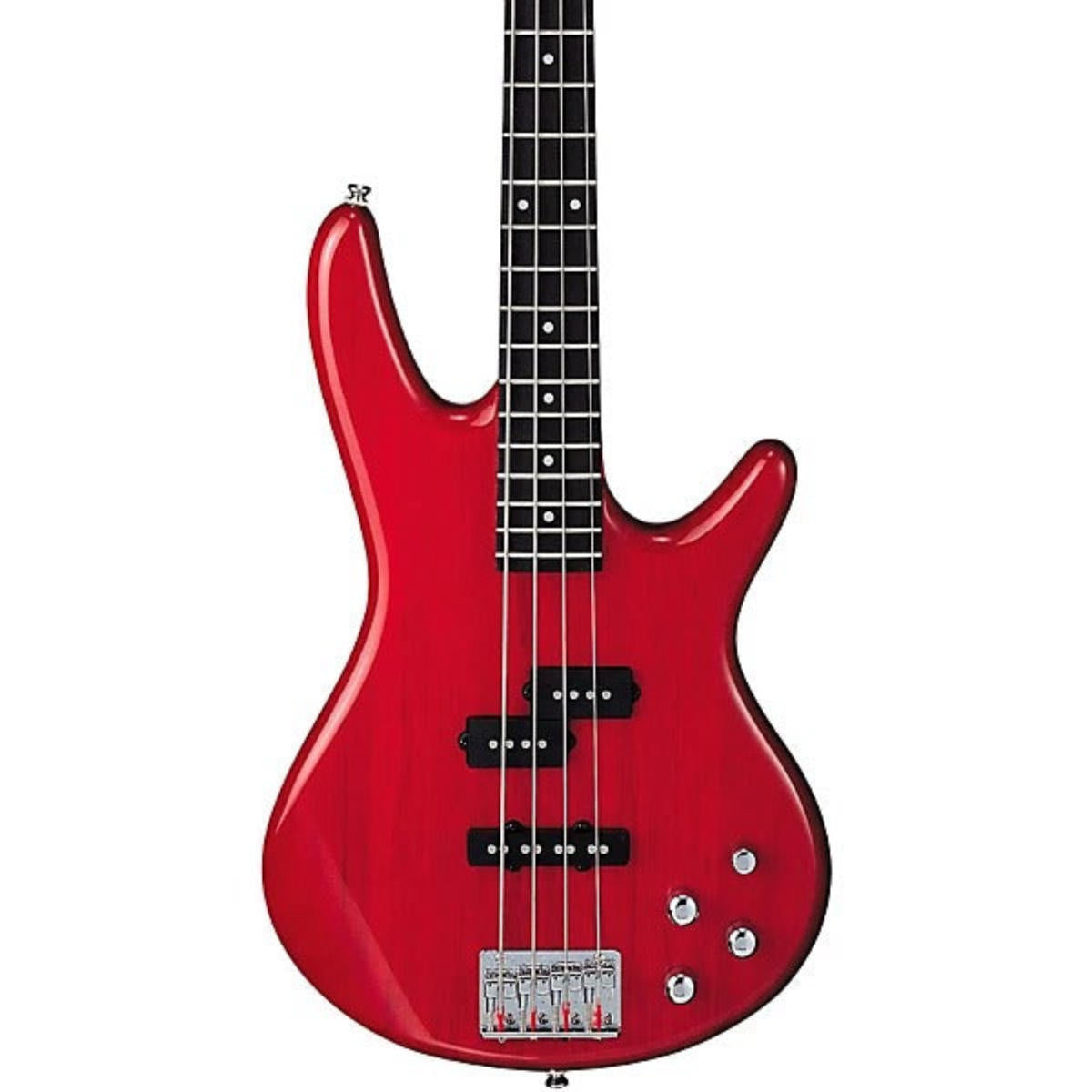 Đàn Guitar Bass Ibanez SR GIO, Ibanez GSR200, Transparent Red