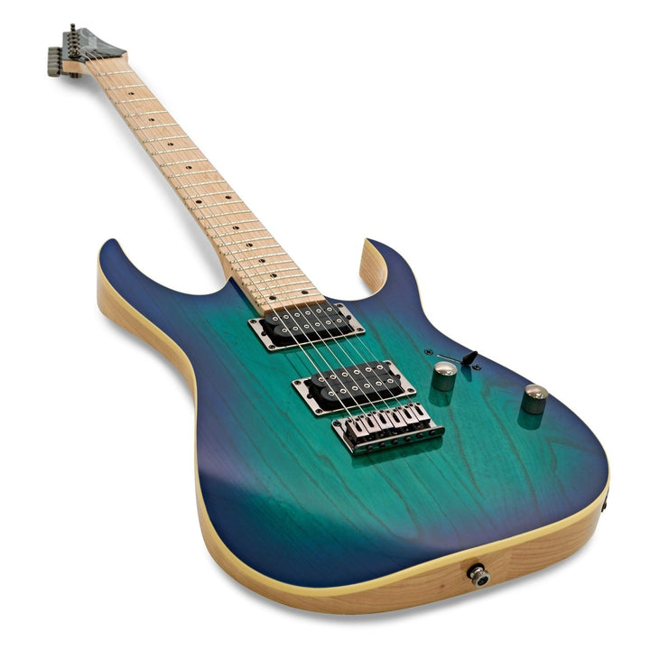 Đàn Guitar Điện Ibanez RG421AHM, HH, Blue Moon Burst