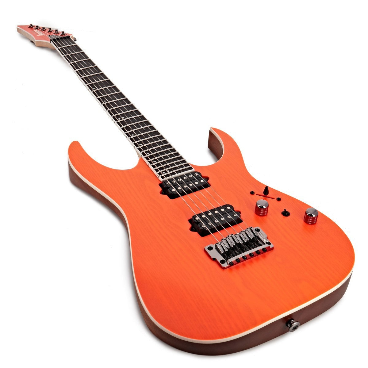 Đàn Guitar Điện Ibanez RGR5221, HH, Transparent Fluorescent Orange w/Case