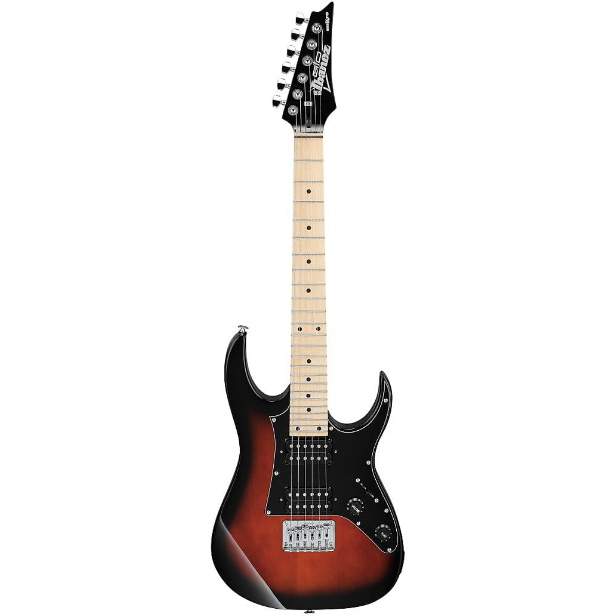 Đàn Guitar Điện Ibanez miKro, Ibanez GRGM21M, Walnut Sunburst