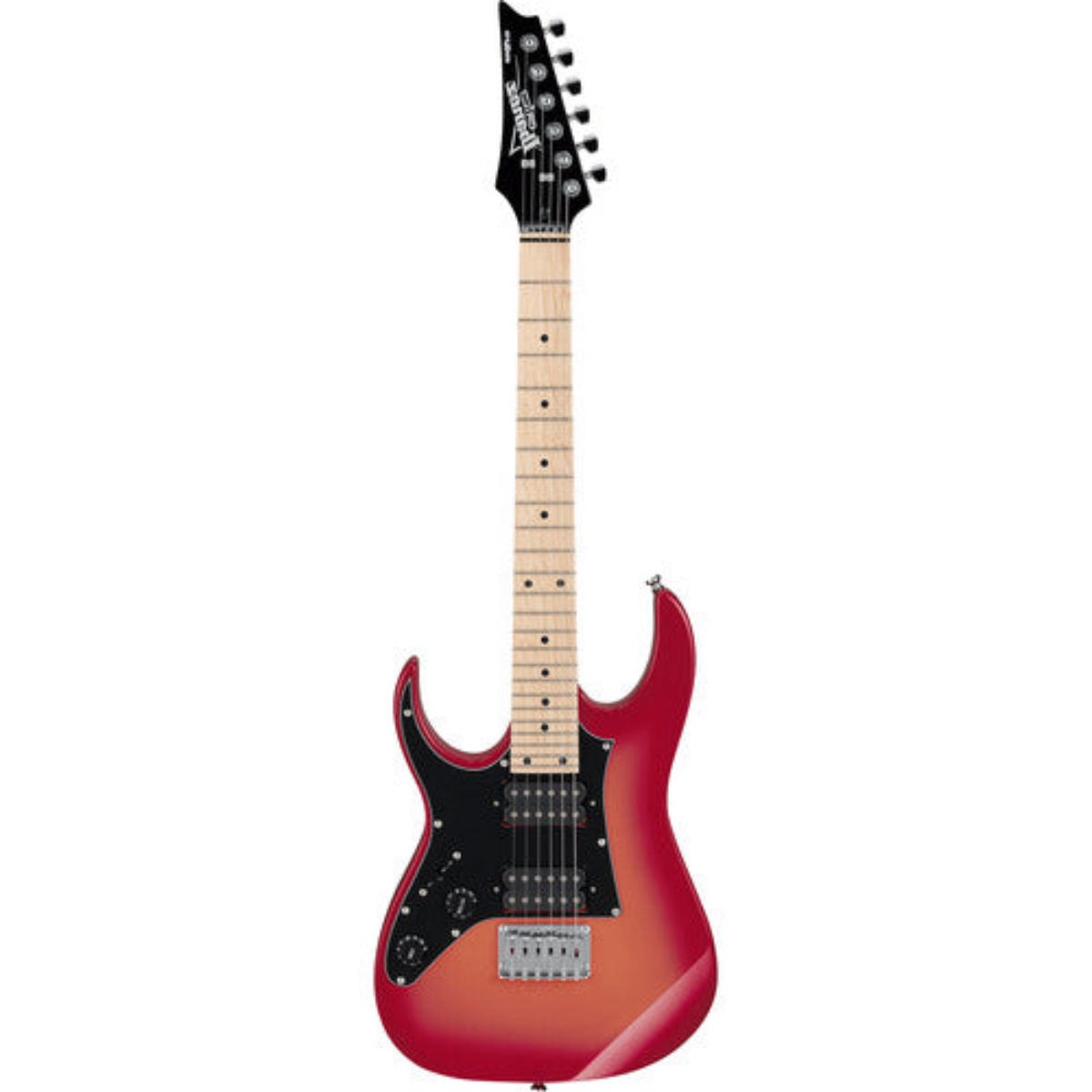 Đàn Gutiar Điện Ibanez miKro, Ibanez GRGM21M Left-Handed, Orange Burst