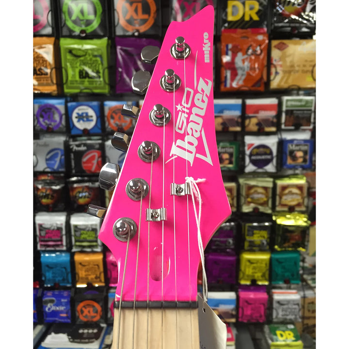 Đàn Guitar Điện Ibanez miKro, Ibanez GRGM21M, Vivid Pink