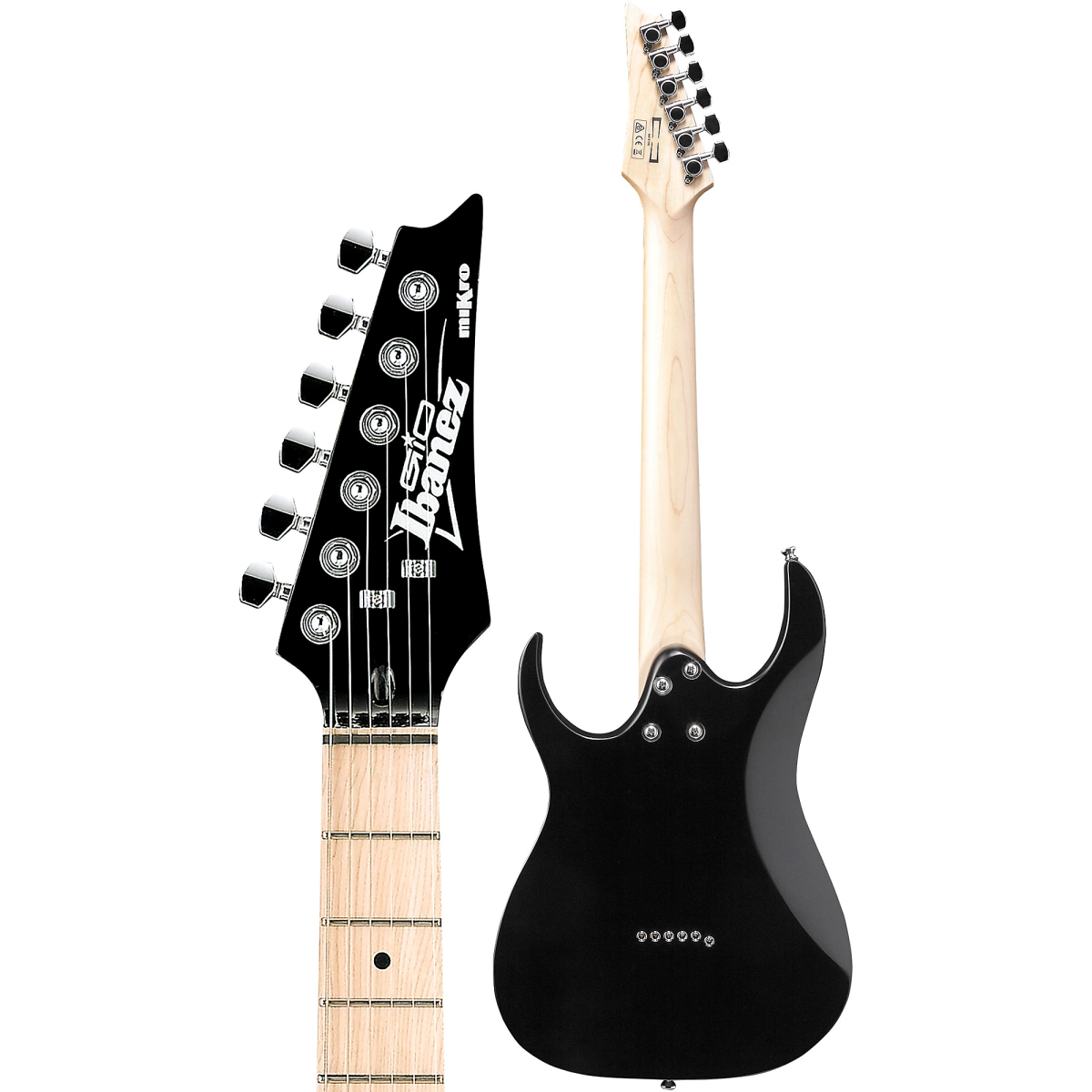Đàn Guitar Điện Ibanez miKro, Ibanez GRGM21M, Flat Black