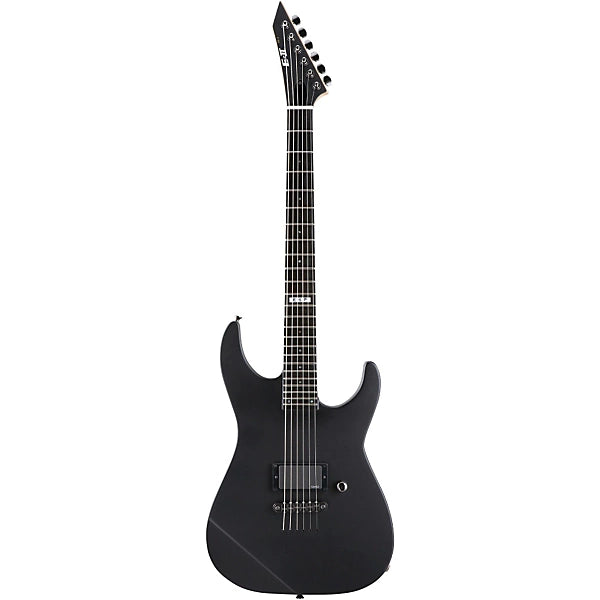 ESP E-II M-I Neck Thru NT Black Satin