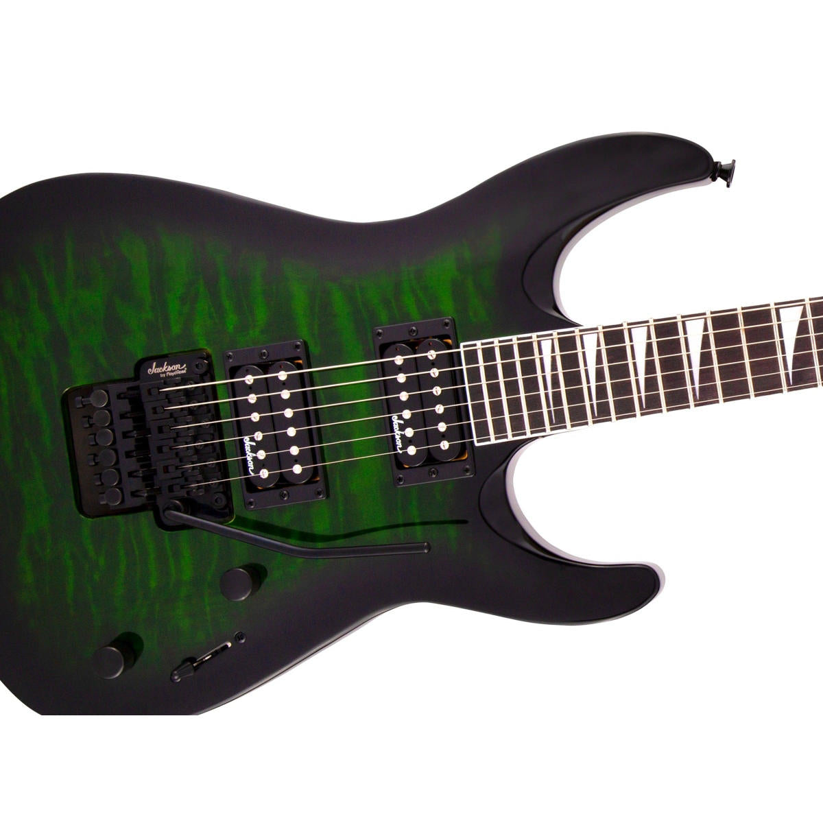 Đàn Guitar Điện Jackson JS Series Dinky Arch Top JS32Q DKA Tremolo, Amaranth Fingerboard, Transparent Green Burst, #2918804587