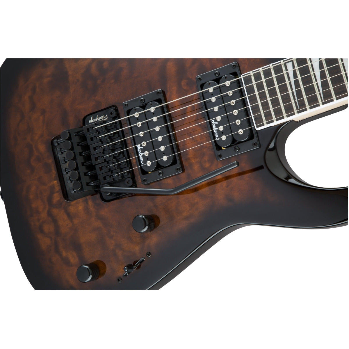 Đàn Guitar Điện Jackson JS Series Dinky Arch Top JS32Q DKA Tremolo, Amaranth Fingerboard, Dark Sunburst, #2910113510