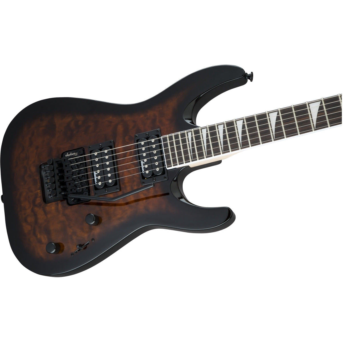 Đàn Guitar Điện Jackson JS Series Dinky Arch Top JS32Q DKA Tremolo, Amaranth Fingerboard, Dark Sunburst, #2910113510