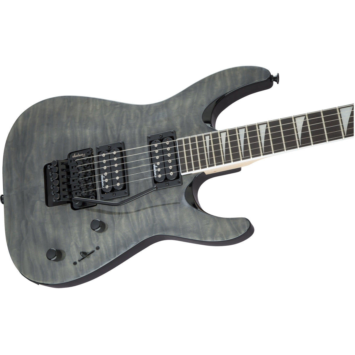 Đàn Guitar Điện Jackson JS Series Dinky Arch Top JS32Q DKA Tremolo, Amaranth Fingerboard, Transparent Black, #2910238585