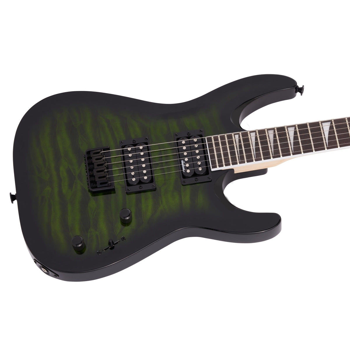 Đàn Guitar Điện Jackson JS Series Dinky Arch Top JS32Q DKA, Amaranth Fingerboard, Transparent Green Burst, #2918809587