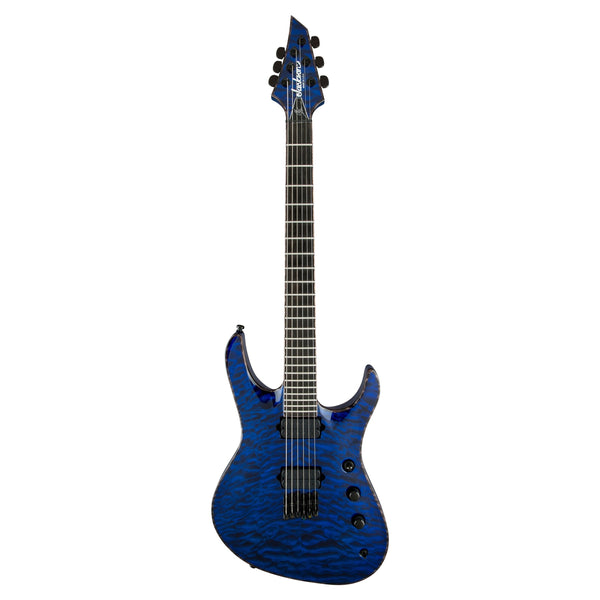 Đàn Guitar Điện Jackson USA Signature Chris Broderick Soloist HT6, Ebony Fingerboard, Transparent Blue, #2803156886