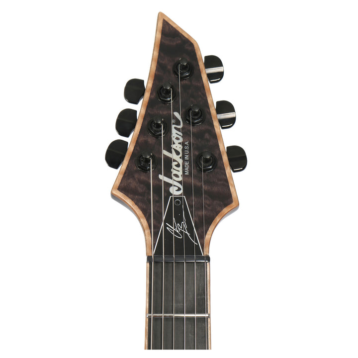 Đàn Guitar Điện Jackson USA Signature Chris Broderick Soloist HT6, Ebony Fingerboard, Transparent Black, #2803156885