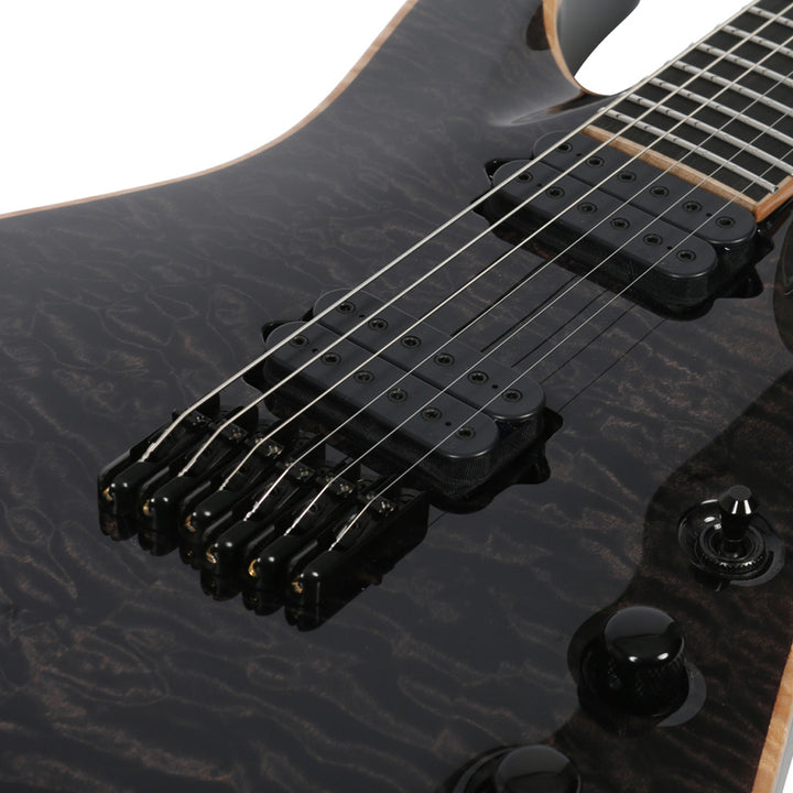 Đàn Guitar Điện Jackson USA Signature Chris Broderick Soloist HT6, Ebony Fingerboard, Transparent Black, #2803156885