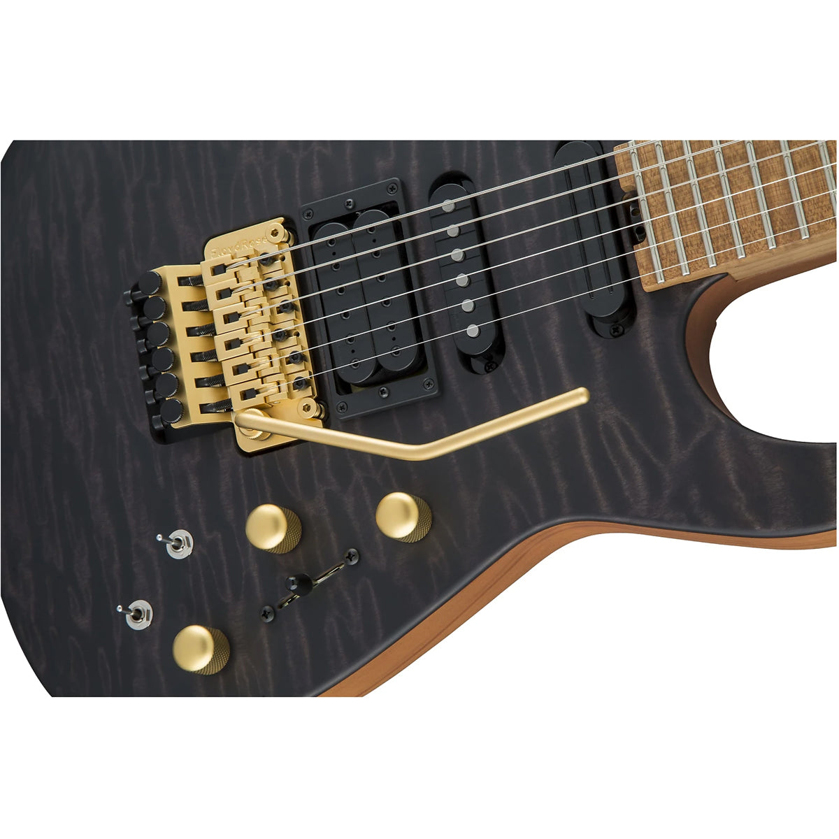 Đàn Guitar Điện Jackson USA Signature Phil Collen PC1, Caramelized Flame Maple Fingerboard, Satin Trans Black, #2803152876