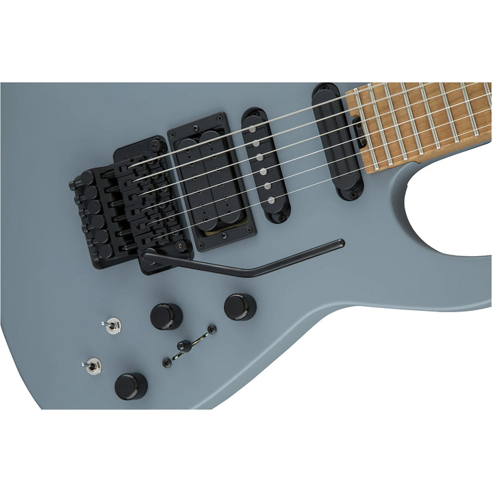 Đàn Guitar Điện Jackson USA Signature Phil Collen PC1, Caramelized Flame Maple Fingerboard, Satin Gray, #2803252820