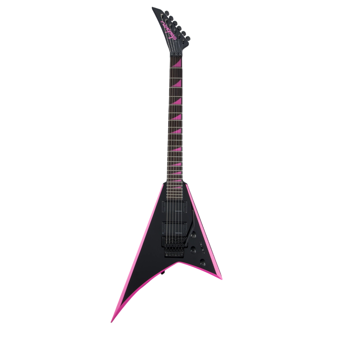 Đàn Guitar Điện Jackson X Series Rhoads RRX24, Laurel Fingerboard, Black With Neon Pink Bevels, 2916402519