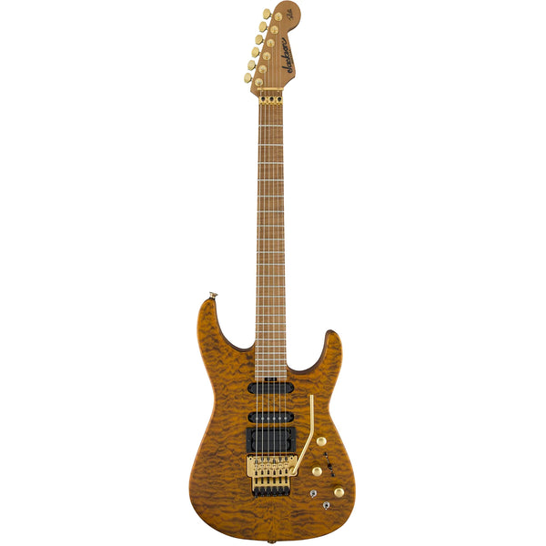 Đàn Guitar Điện Jackson USA Signature Phil Collen PC1, Caramelized Flame Maple Fingerboard, Satin Trans Amber, #2803152873