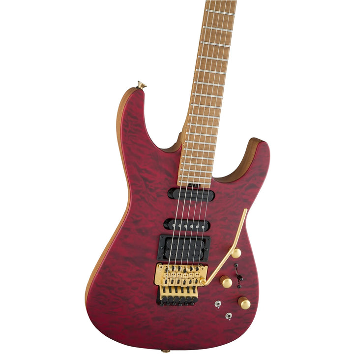 Đàn Guitar Điện Jackson USA Signature Phil Collen PC1, Caramelized Flame Maple Fingerboard, Satin Trans Red, #2803152877