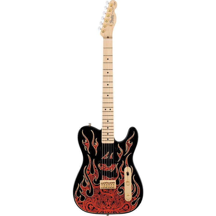 Đàn Guitar Điện Fender James Burton Telecaster, Maple Fingerboard, Red Paisley Flames, #0108602887