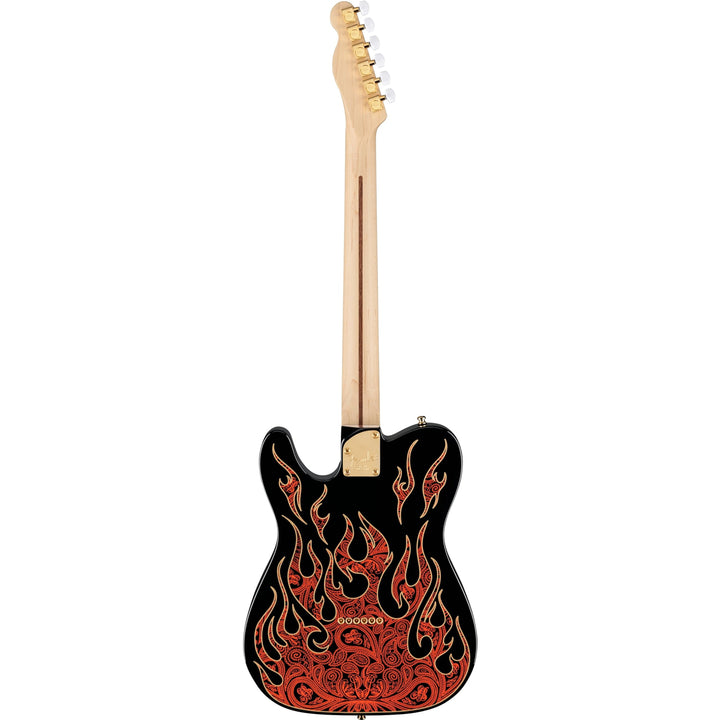 Đàn Guitar Điện Fender James Burton Telecaster, Maple Fingerboard, Red Paisley Flames, #0108602887