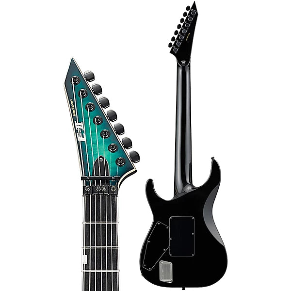 Đàn Guitar Điện ESP E-II HORIZON FR-7 Black Turquoise Burst