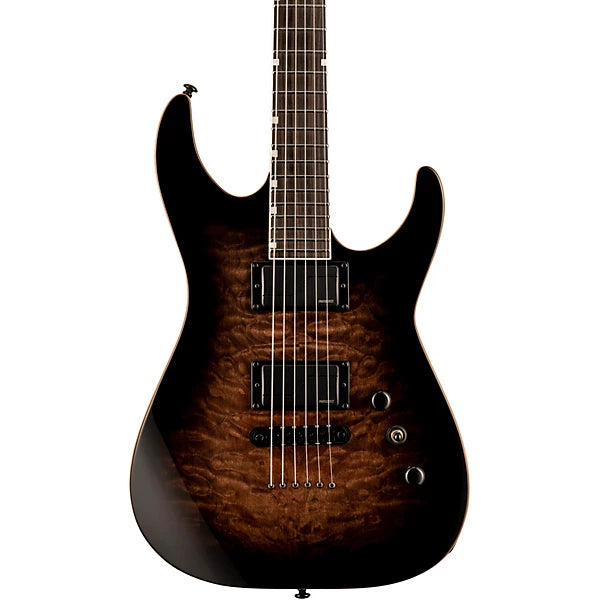 ESP LTD JM-II Josh Middleton, Black Shadow Burst