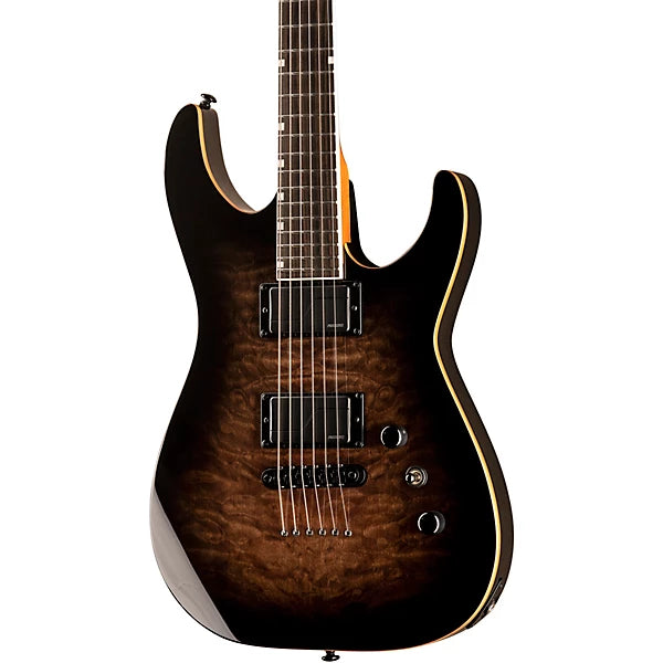 ESP LTD JM-II Josh Middleton, Black Shadow Burst