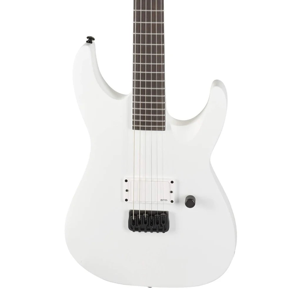 ESP LTD M-7HT Baritone Arctic Metal 7 String, Snow White Satin