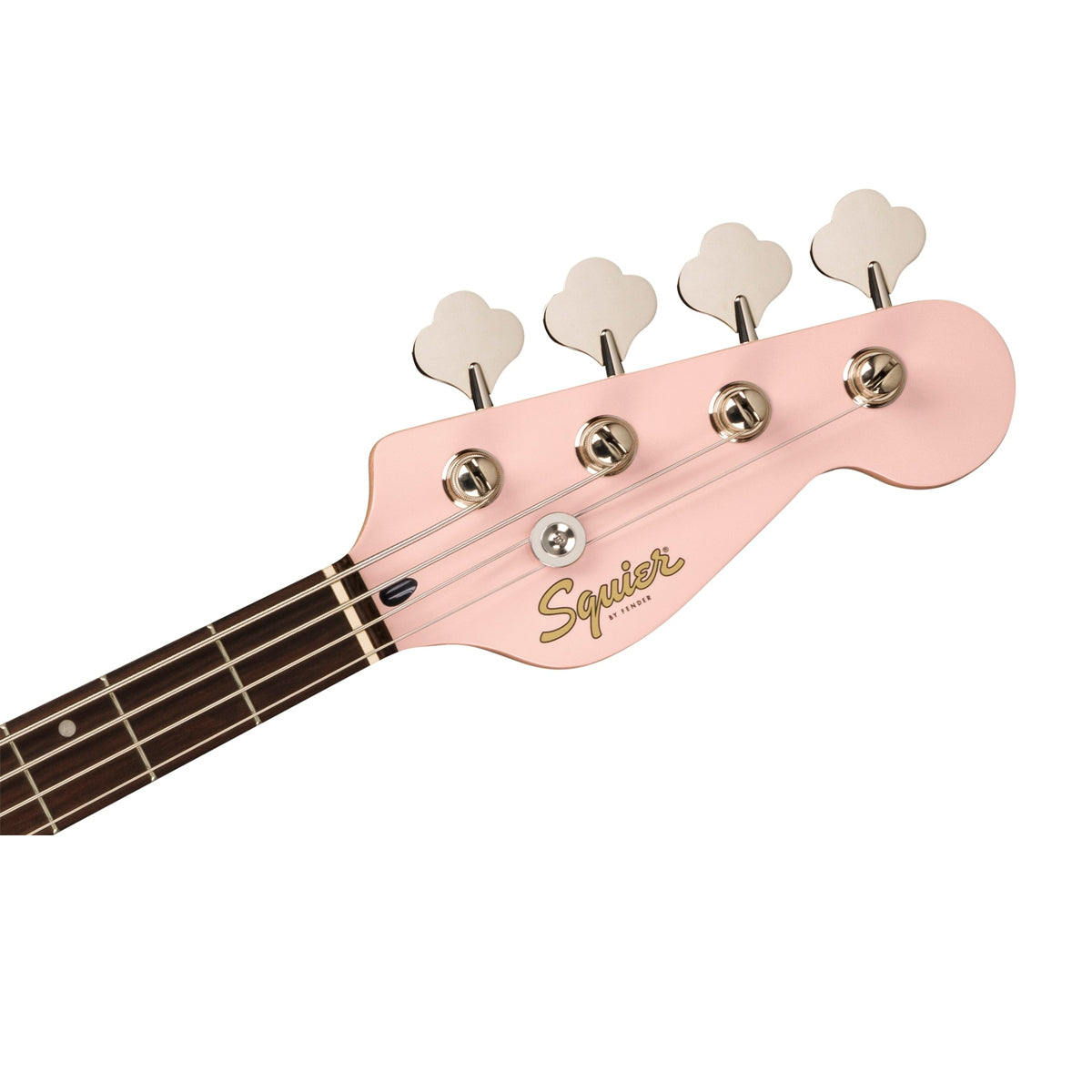 Đàn Guitar Điện Bass Squier Limited Edition Paranormal Rascal Bass HH, Laurel Fingerboard, Shell Pink