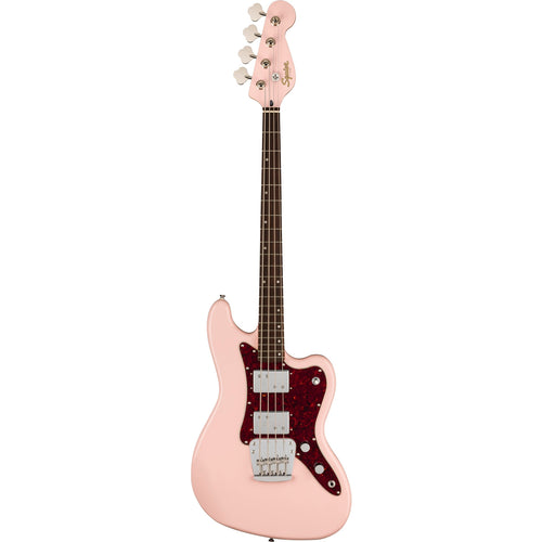 Đàn Guitar Điện Bass Squier Limited Edition Paranormal Rascal Bass HH, Laurel Fingerboard, Shell Pink