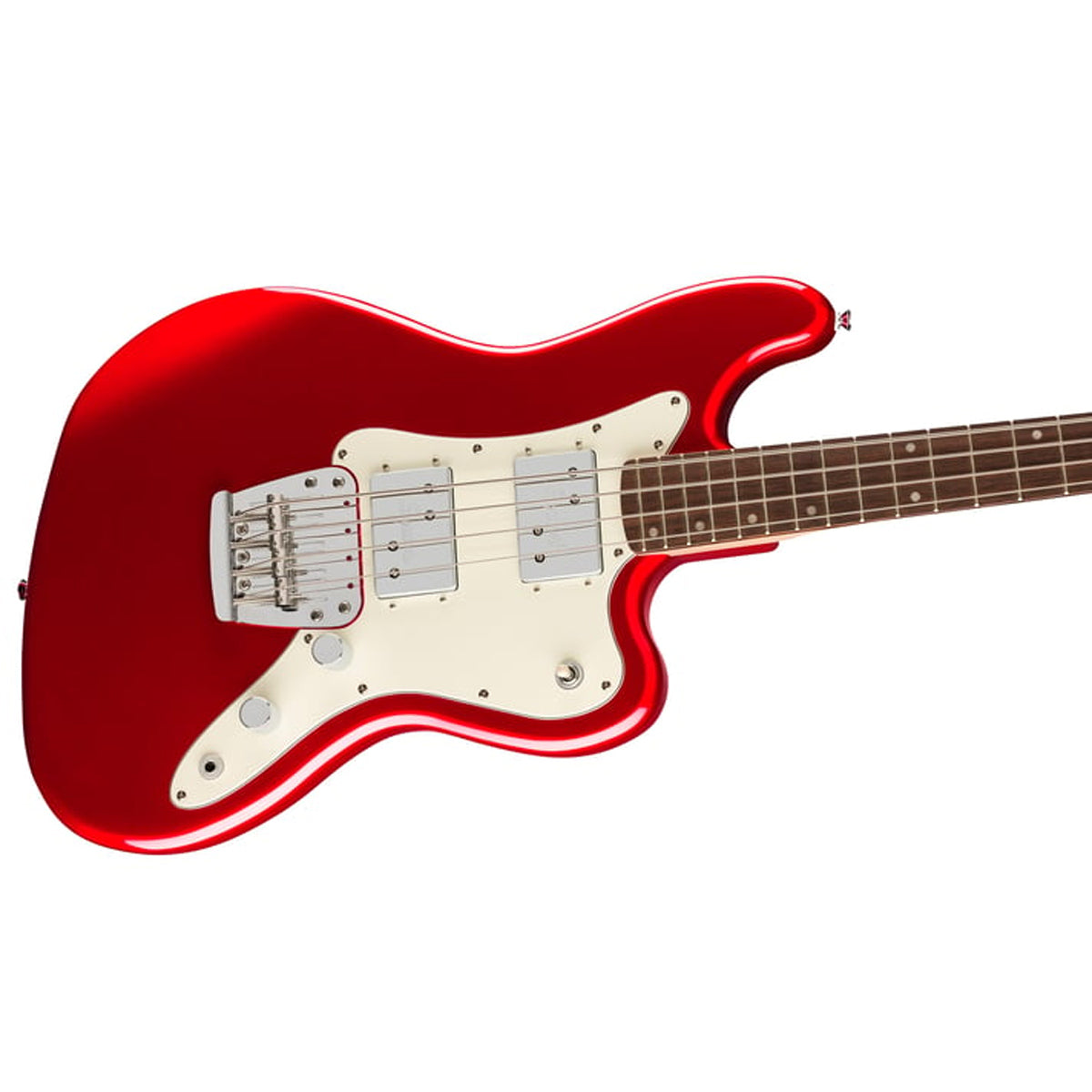 Đàn Guitar Điện Squier Limited Edition Paranormal Rascal Bass HH, Laurel Fingerboard, Candy Apple Red