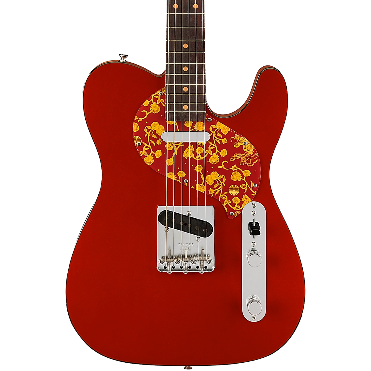 Đàn Guitar Điện Fender Limited-Edition Raphael Saadiq Telecaster, Slab Rosewood Fingerboard, Dark Metallic Red, #0111060848