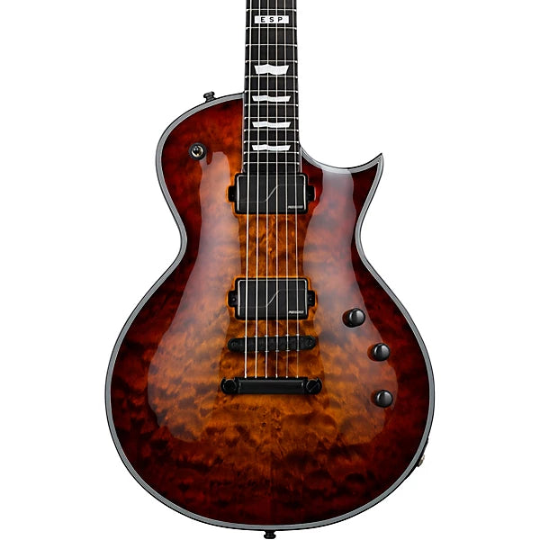 ESP E-II Eclipse Tiger Eye Sunburst