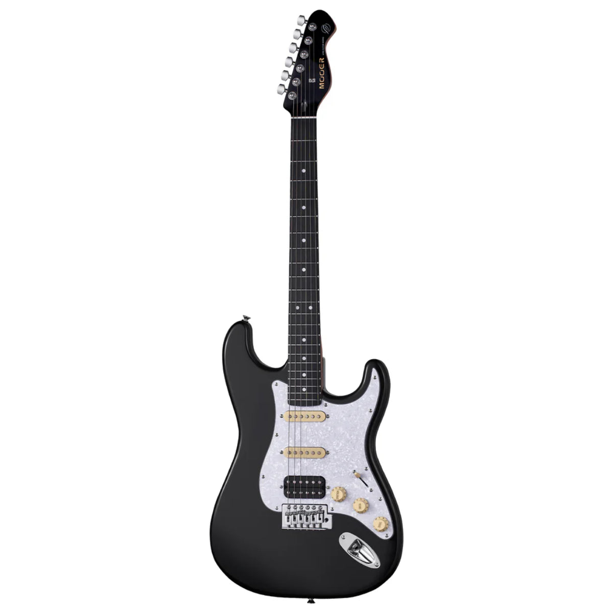 Guitar Điện Mooer MSC10 Pro Black (với pickguard trắng)