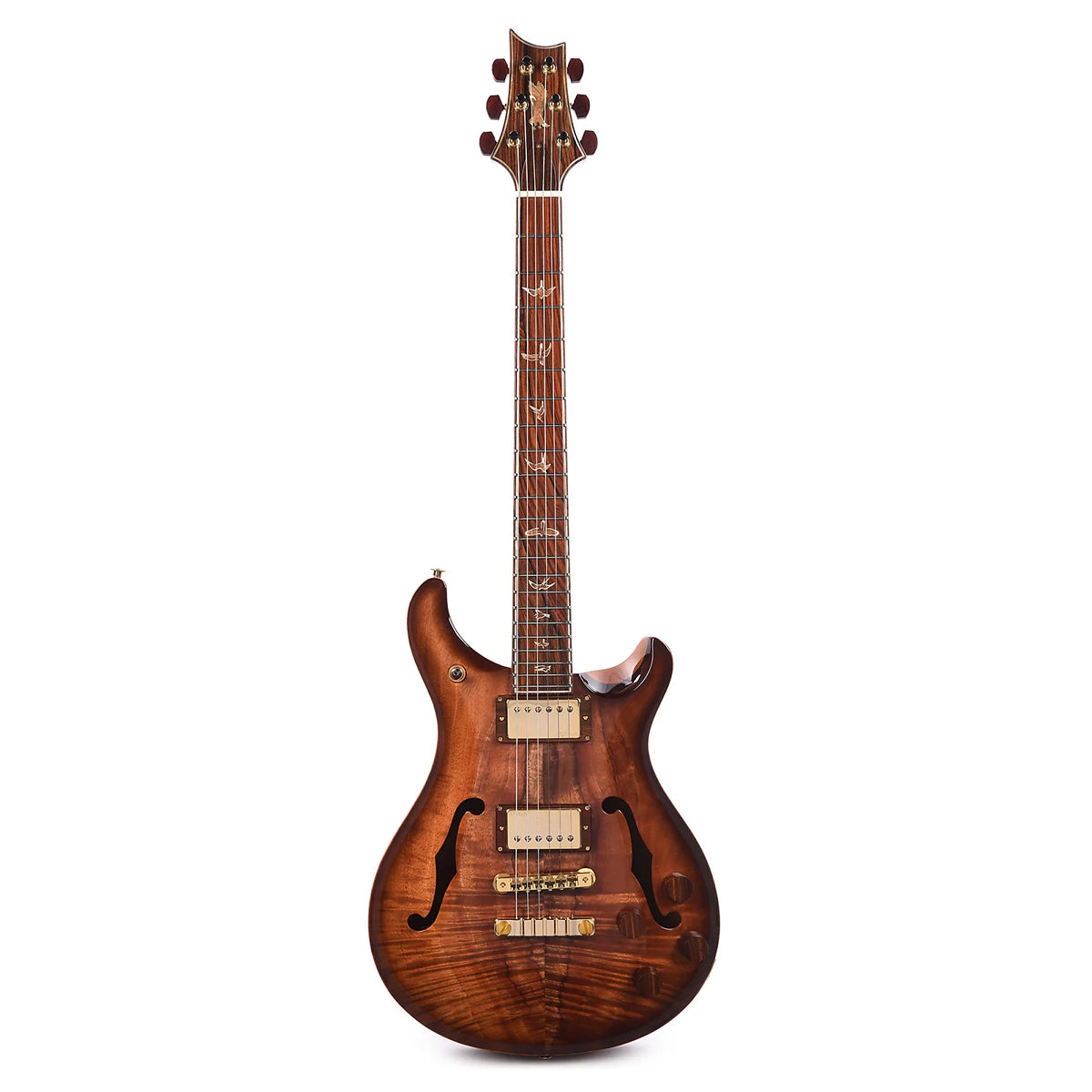 Đàn Guitar Điện PRS McCarty 594 Hollowbody II Wood Library 10 Top Private Stock, Koa Natural Smoked Burst w/Case