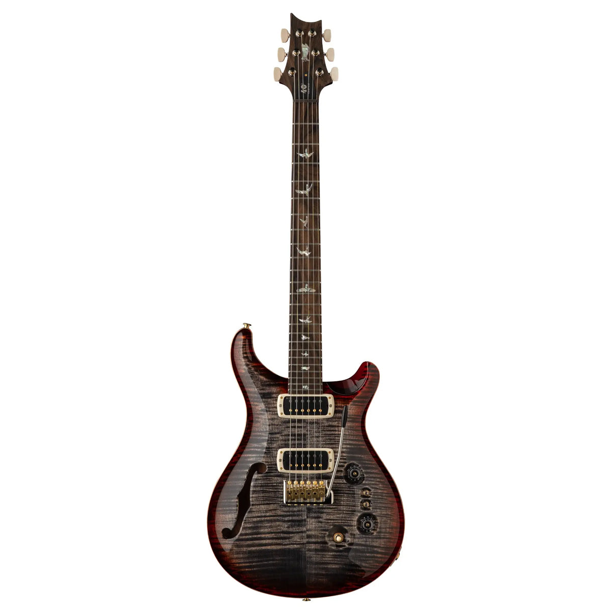 Đàn Guitar Điện PRS 40th Anniversary Custom 24-08 Semi-Hollow Limited Edition, Charcoal Cherry Burst w/Case
