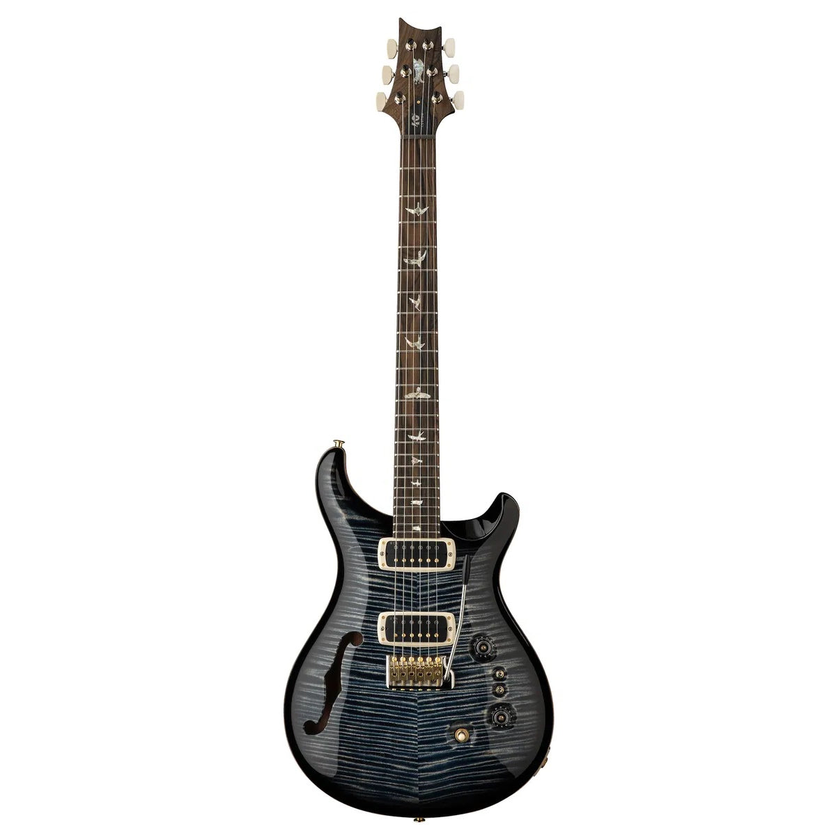 Đàn Guitar Điện PRS 40th Anniversary Custom 24-08 Semi-Hollow Limited Edition, Faded Whale Blue Smokeburst w/Case