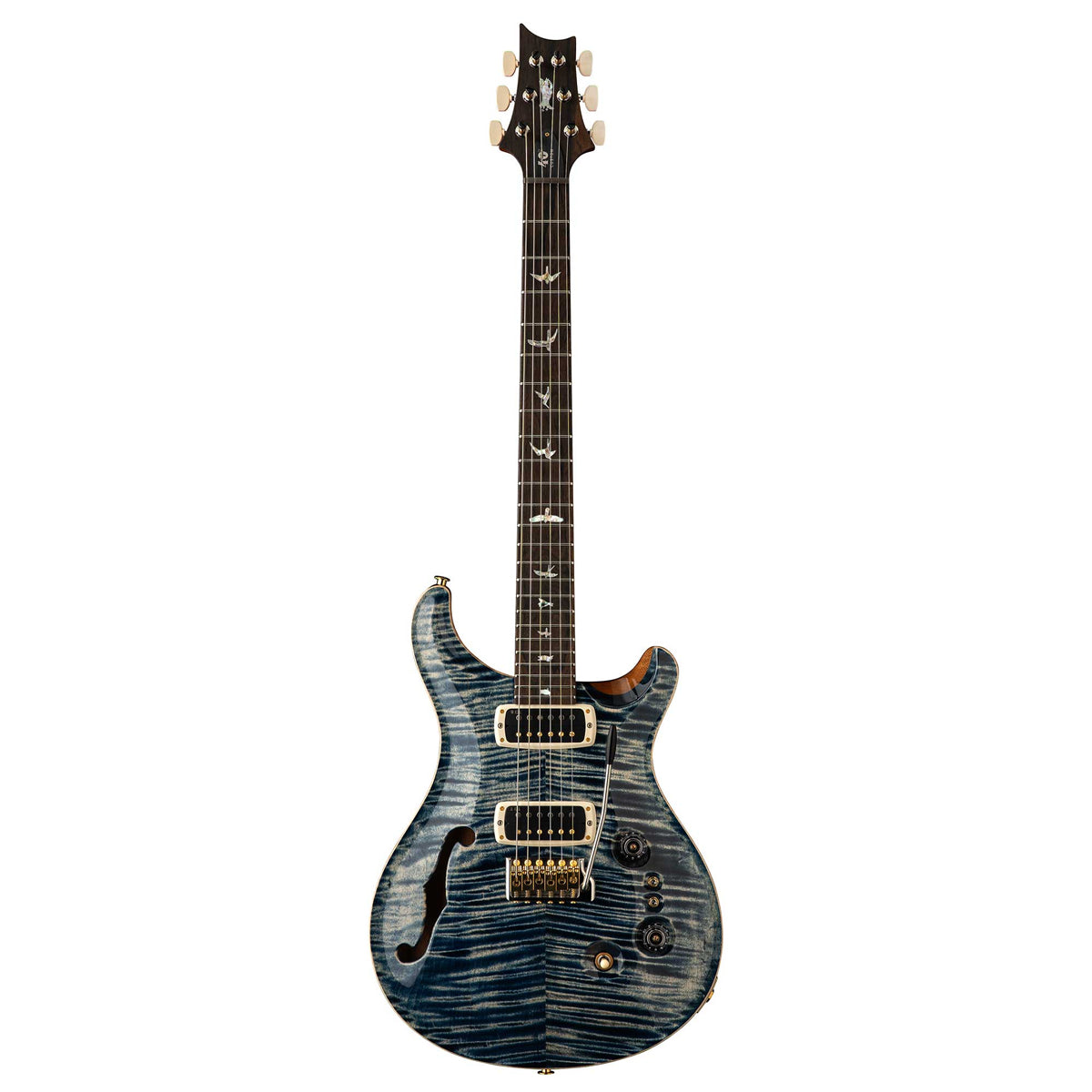 Đàn Guitar Điện PRS 40th Anniversary Custom 24-08 Semi-Hollow Limited Edition, Faded Whale Blue w/Case