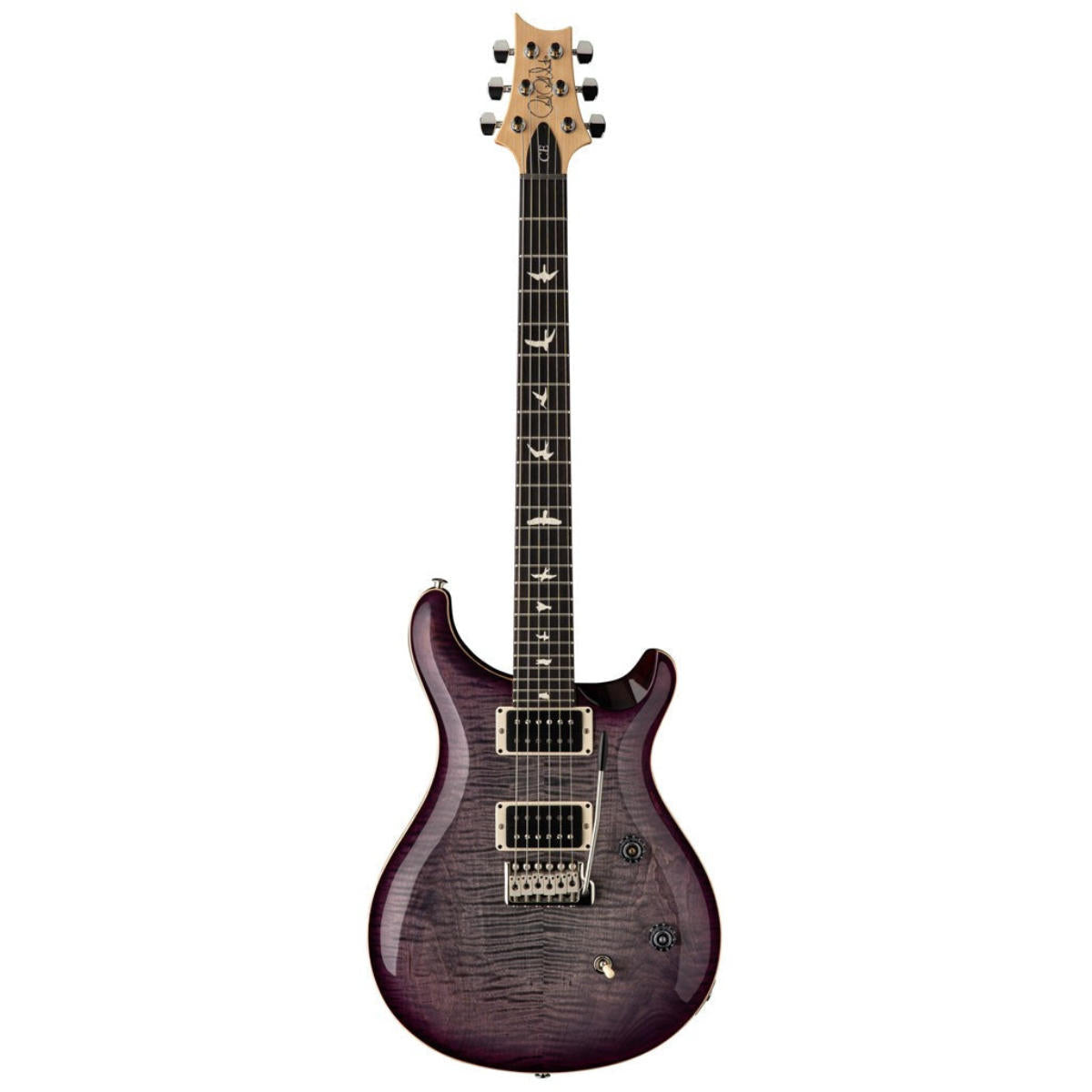 Đàn Guitar Điện PRS CE 24 - 2024, Faded Gray Black Purple Burst w/Bag