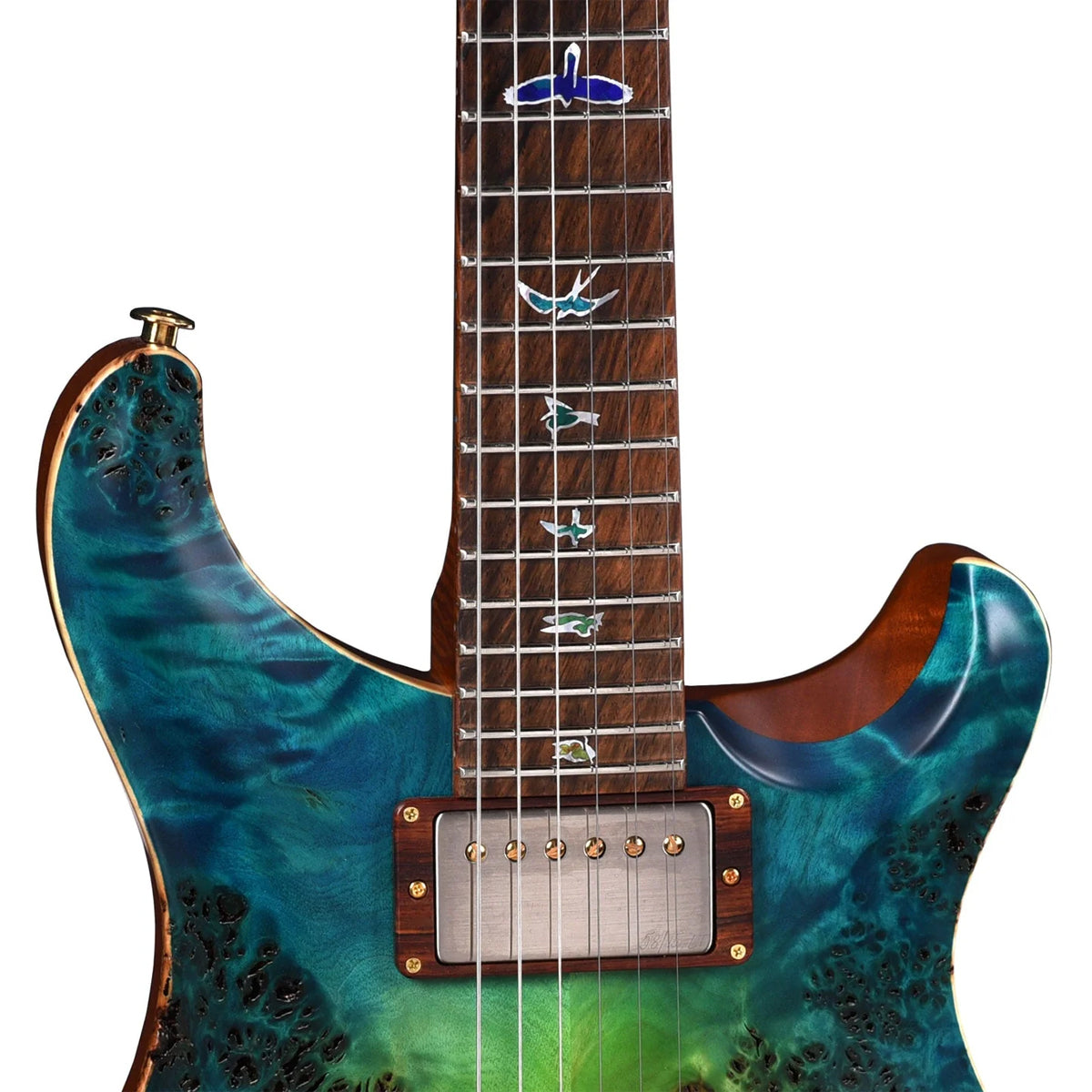Đàn Guitar Điện PRS Custom 24 Wood Library 10 Top Private Stock, Laguna Glow w/Case
