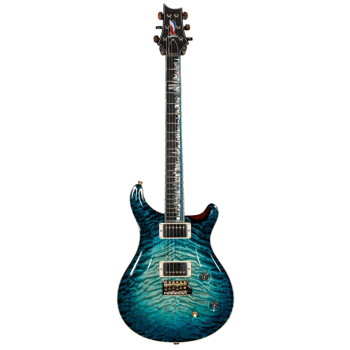 Đàn Guitar Điện PRS Custom 24 Wood Library 10 Top Private Stock, Subzero Glow New York Skyline w/Case