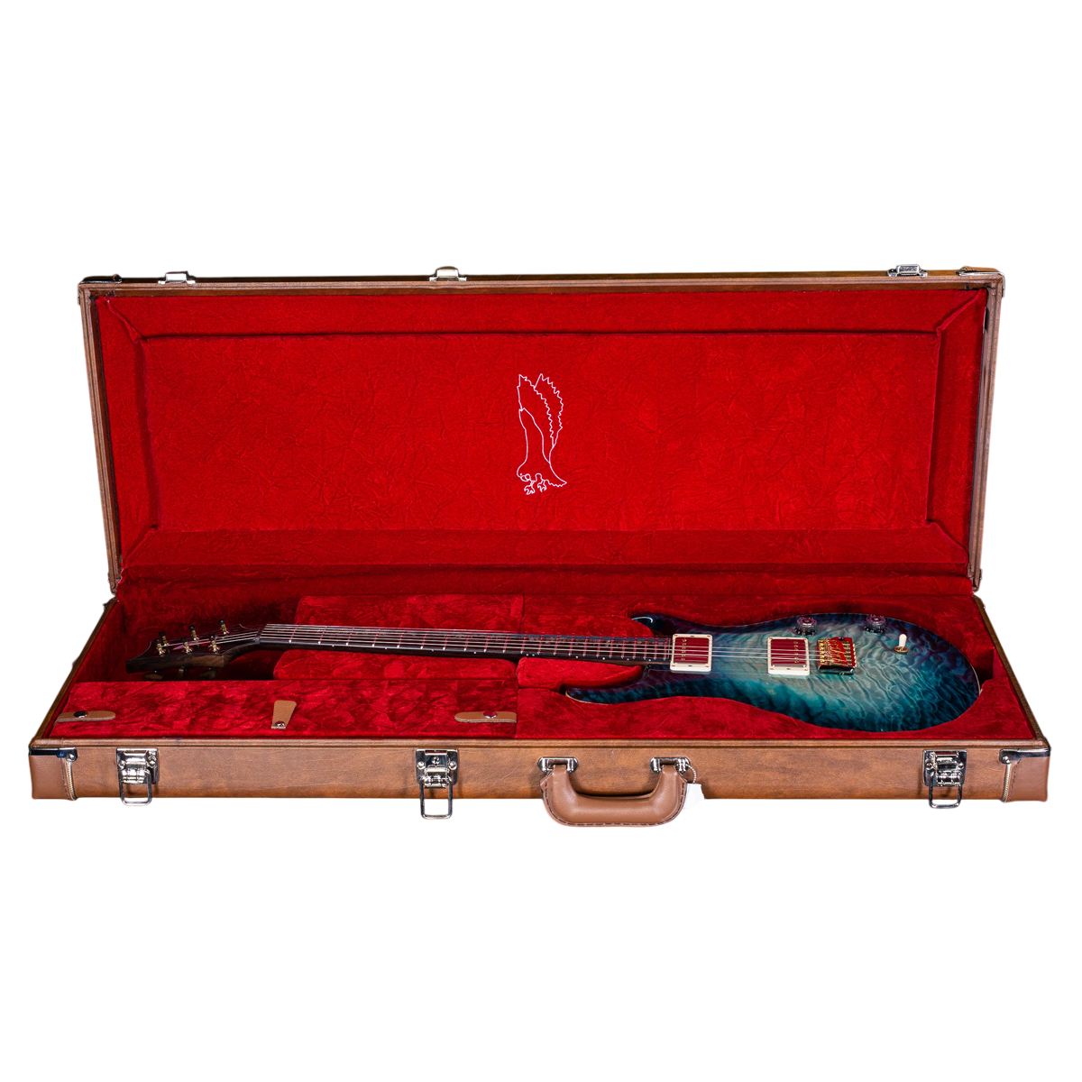 Đàn Guitar Điện PRS Custom 24 Wood Library 10 Top Private Stock, Subzero Glow New York Skyline w/Case
