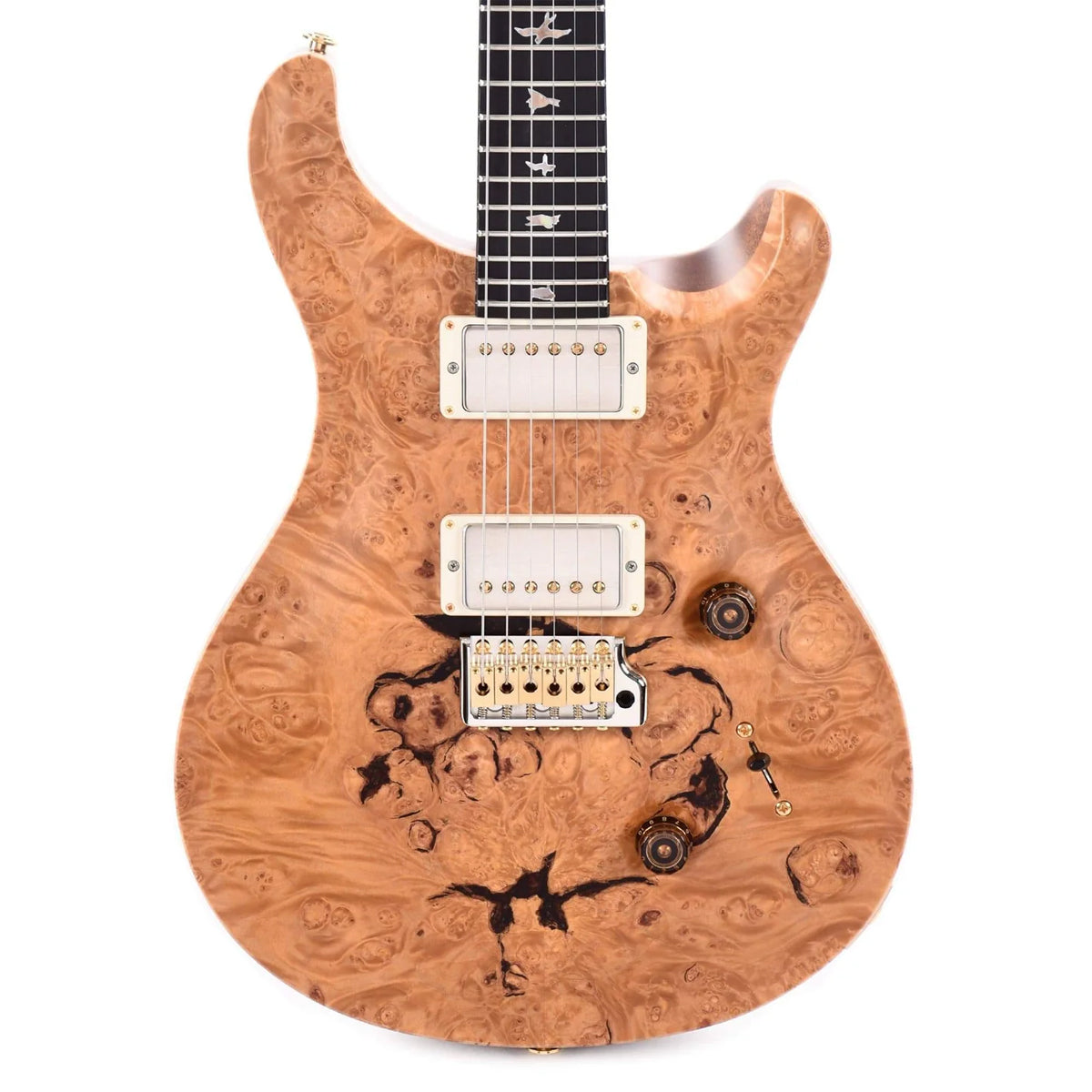 Đàn Guitar Điện PRS Custom 24 Wood Library 10 Top Private Stock, Satin Natural Quilt w/Case