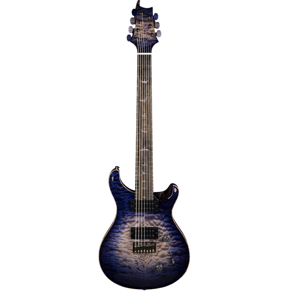 Đàn Guitar Điện 7 Dây PRS Custom 24 Wood Library 10 Top Private Stock, Purple Glow w/Case