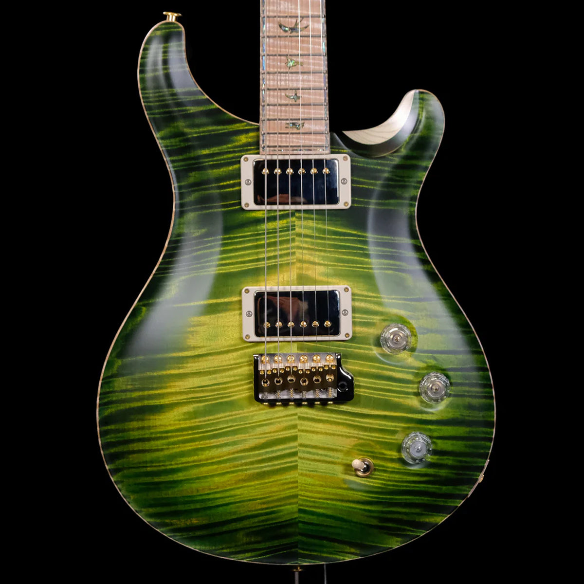 Đàn Guitar Điện PRS DGT Wood Library 10 Top Private Stock, Rainforest Glow w/Case