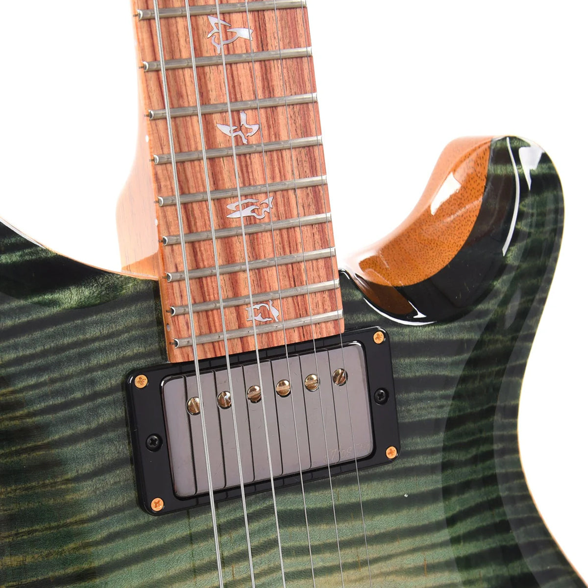 Đàn Guitar Điện PRS Custom 24 Wood Library 10 Top Private Stock, Sage Glow w/Case