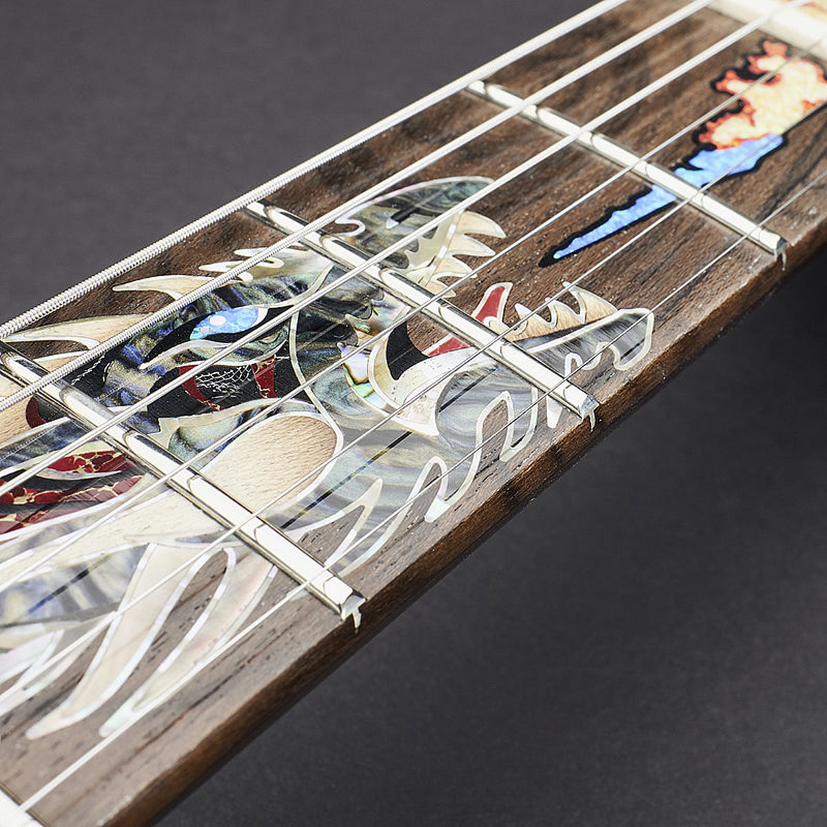 Đàn Guitar Điện PRS Custom 24 Wood Library 10 Top Private Stock, Frostbite Dragon’s Breath w/Case