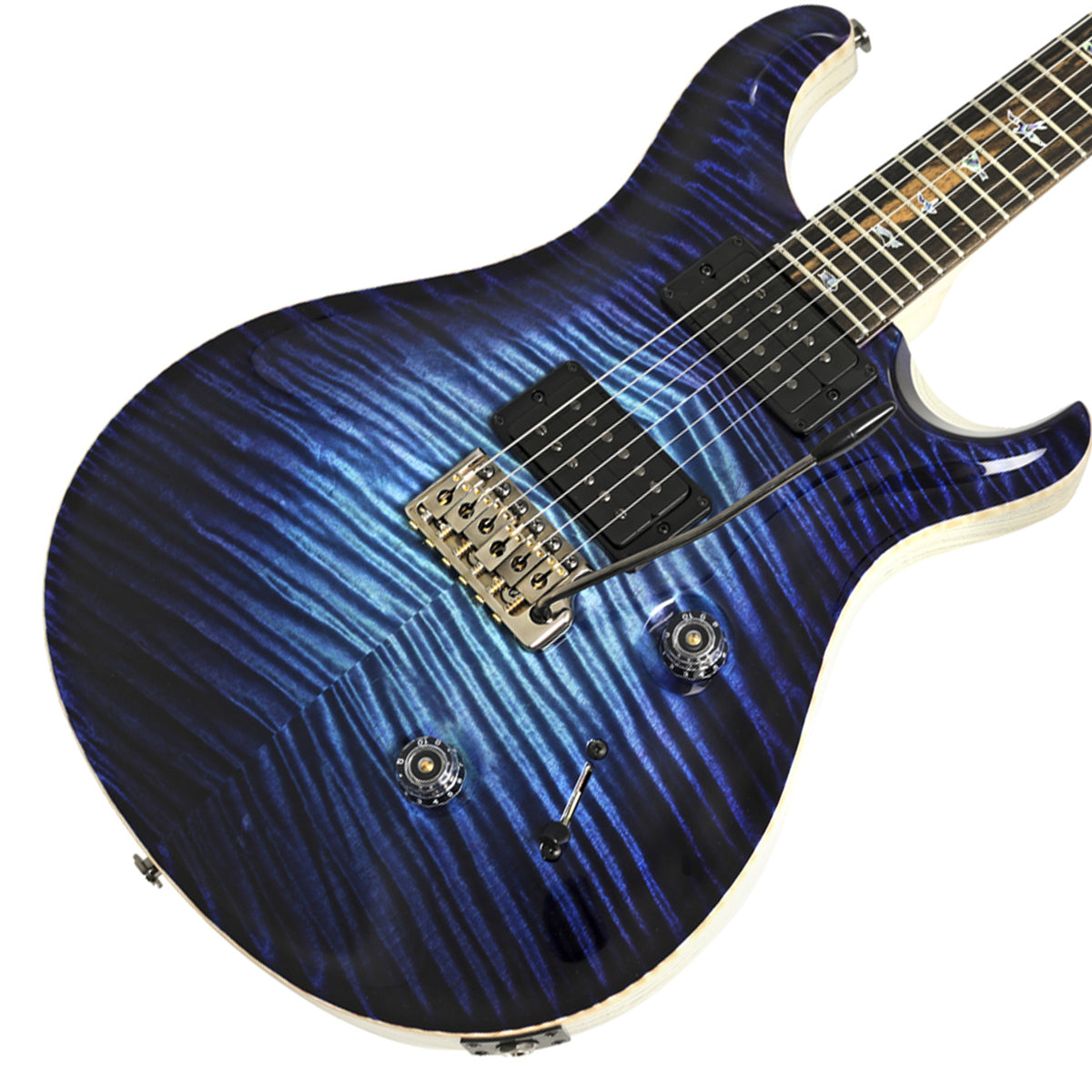 Đàn Guitar Điện PRS Custom 24 Wood Library 10 Top Private Stock, Sapphire Violet Glow w/Case