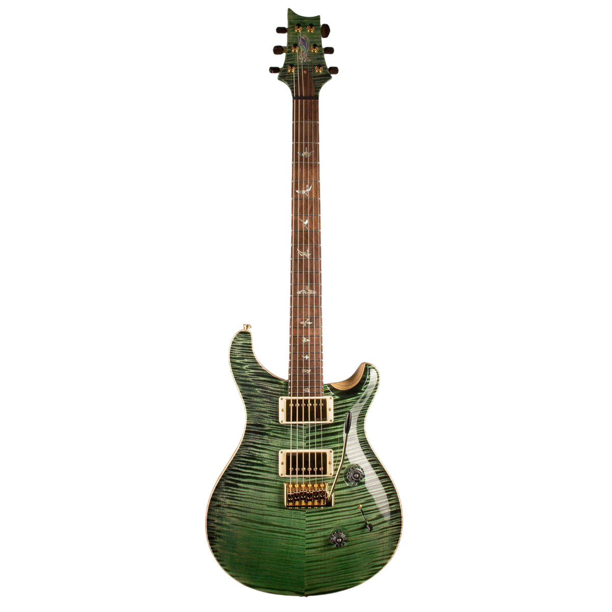 Đàn Guitar Điện PRS Custom 24 Wood Library 10 Top Private Stock, Sage Green Dragons Breath w/Case